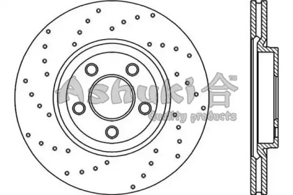 Тормозной диск ASHUKI US104302