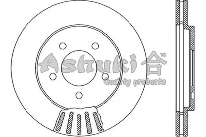 Тормозной диск ASHUKI US104303