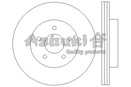 Тормозной диск ASHUKI US104328