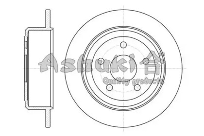 Тормозной диск ASHUKI US104337