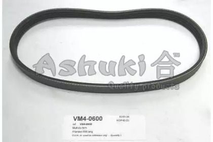 Поликлиновой ремень ASHUKI VM4-0600