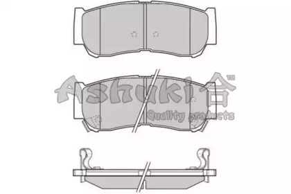 Комплект тормозных колодок ASHUKI Y029-35