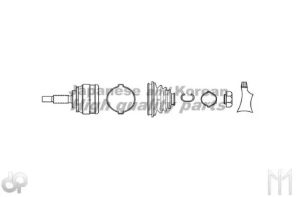 Шарнирный комплект ASHUKI H066-61