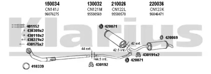 Система выпуска ОГ KLARIUS 180056E