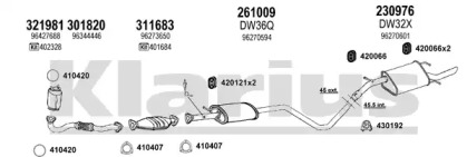 Система выпуска ОГ KLARIUS 310039E