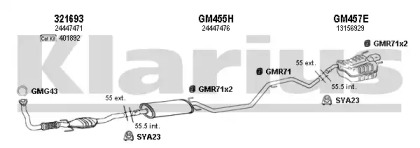 Система выпуска ОГ KLARIUS 391283U