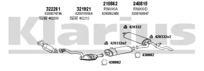 Система выпуска ОГ KLARIUS 391645E
