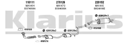 Система выпуска ОГ KLARIUS 570066E