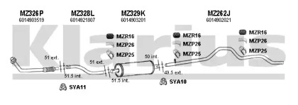 Система выпуска ОГ KLARIUS 600267U