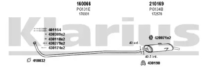 Система выпуска ОГ KLARIUS 630061E