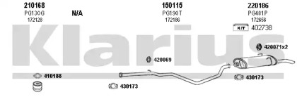 Система выпуска ОГ KLARIUS 630405E