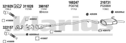 Система выпуска ОГ KLARIUS 630755E