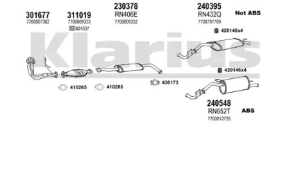 Система выпуска ОГ KLARIUS 720206E