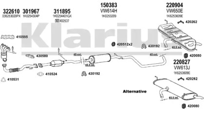 Система выпуска ОГ KLARIUS 931477E