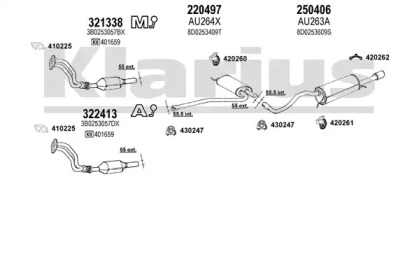 Система выпуска ОГ KLARIUS 940498E