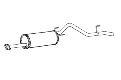 Глушитель выхлопных газов конечный KLARIUS 270867