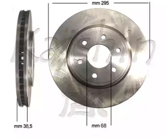 Тормозной диск KAISHIN CBR344