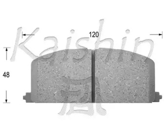 Комплект тормозных колодок KAISHIN FK2023