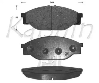 Комплект тормозных колодок KAISHIN FK2086