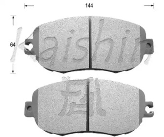 Комплект тормозных колодок KAISHIN D2129