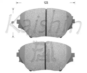 Комплект тормозных колодок KAISHIN FK2202