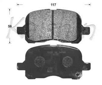 Комплект тормозных колодок KAISHIN D2216