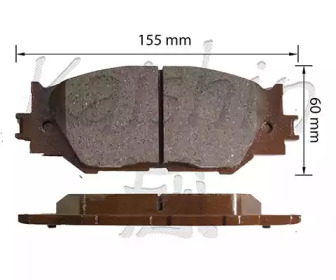 Комплект тормозных колодок KAISHIN FK2277