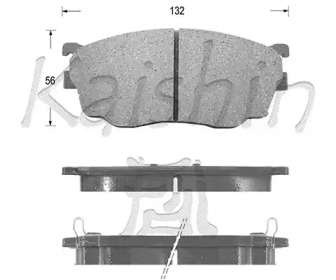 Комплект тормозных колодок KAISHIN FK3101