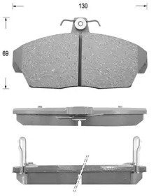 Комплект тормозных колодок KAISHIN FK5103