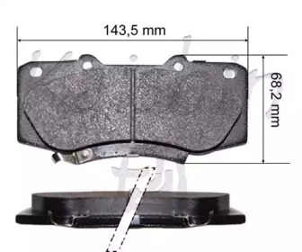 Комплект тормозных колодок KAISHIN FK2310