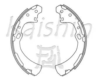 Комлект тормозных накладок KAISHIN K1174