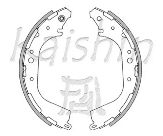 Комлект тормозных накладок KAISHIN K1189