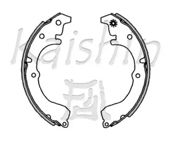 Комплект тормозных колодок KAISHIN K2313