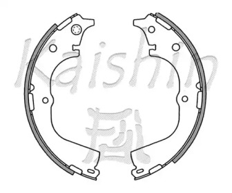 Комлект тормозных накладок KAISHIN K2317