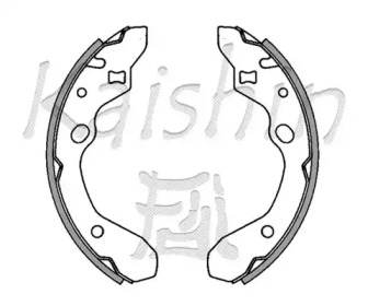 Комлект тормозных накладок KAISHIN K3385