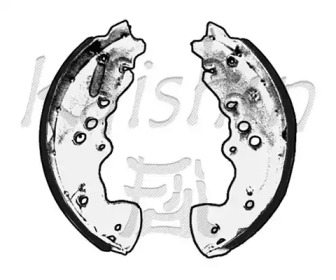 Комлект тормозных накладок KAISHIN K9968