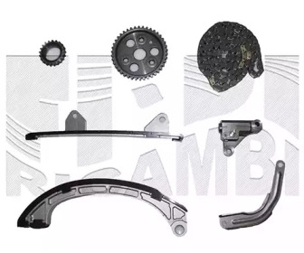 Комплект цепи привода распредвала KM International KCD013