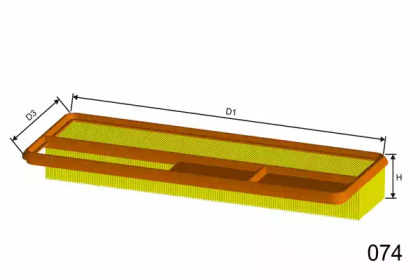 Фильтр MISFAT P191