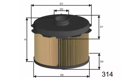 Фильтр MISFAT FM646