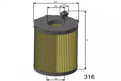 Фильтр MISFAT L104B