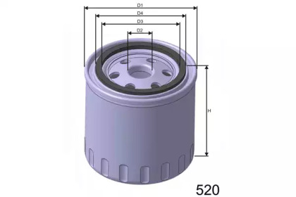 Масляный фильтр MISFAT Z107A