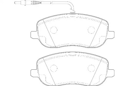 Комплект тормозных колодок WAGNER WBP20261A