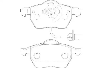 Комплект тормозных колодок WAGNER WBP20676A