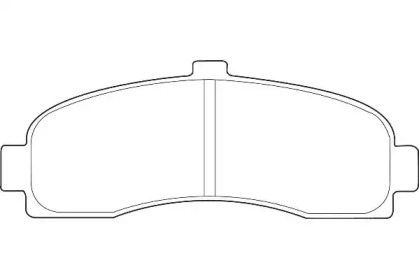 Комплект тормозных колодок WAGNER WBP21626A