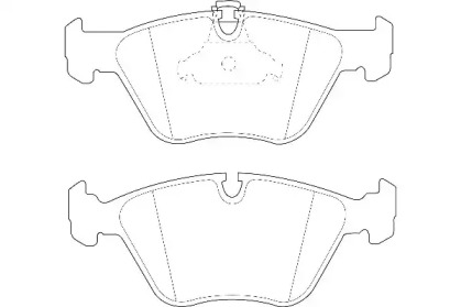 Комплект тормозных колодок WAGNER WBP21676A