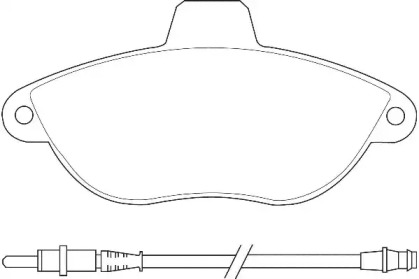 Комплект тормозных колодок WAGNER WBP23003A