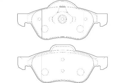 Комплект тормозных колодок WAGNER WBP23215A