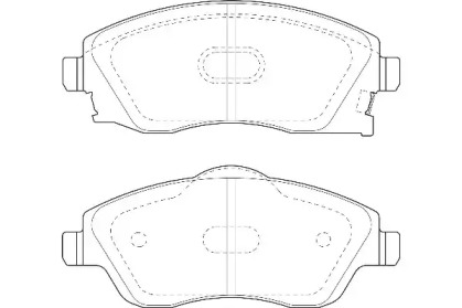 Комплект тормозных колодок WAGNER WBP23225A