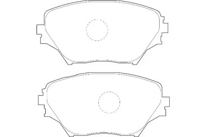 Комплект тормозных колодок WAGNER WBP23585A