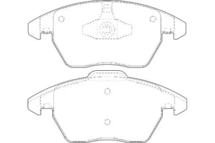 Комплект тормозных колодок WAGNER WBP23589A